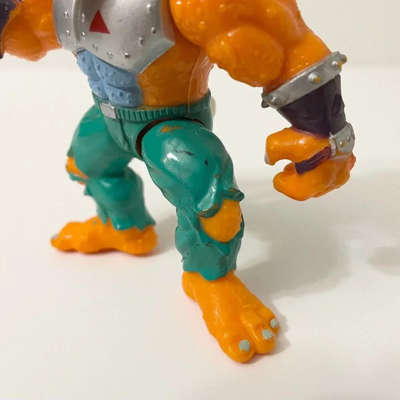 Vintage 1990 TMNT Triceraton Teenage Mutant Ninja  Turtles Figure Incomplete - Picture 11 of 16